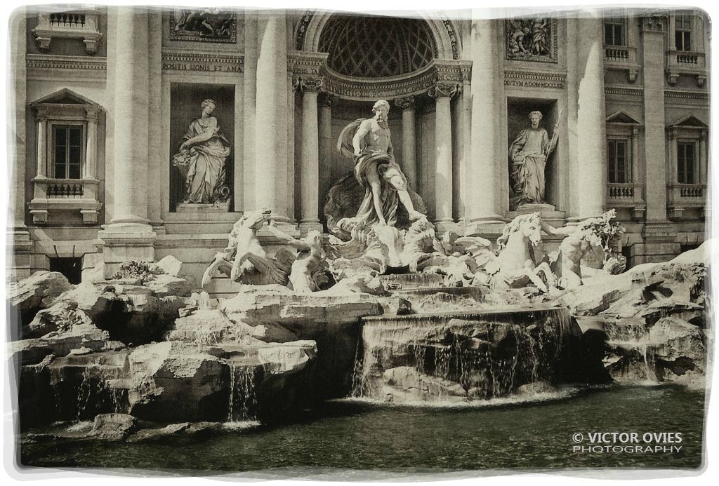 Roma - Fontana di Trevi - Detaglio